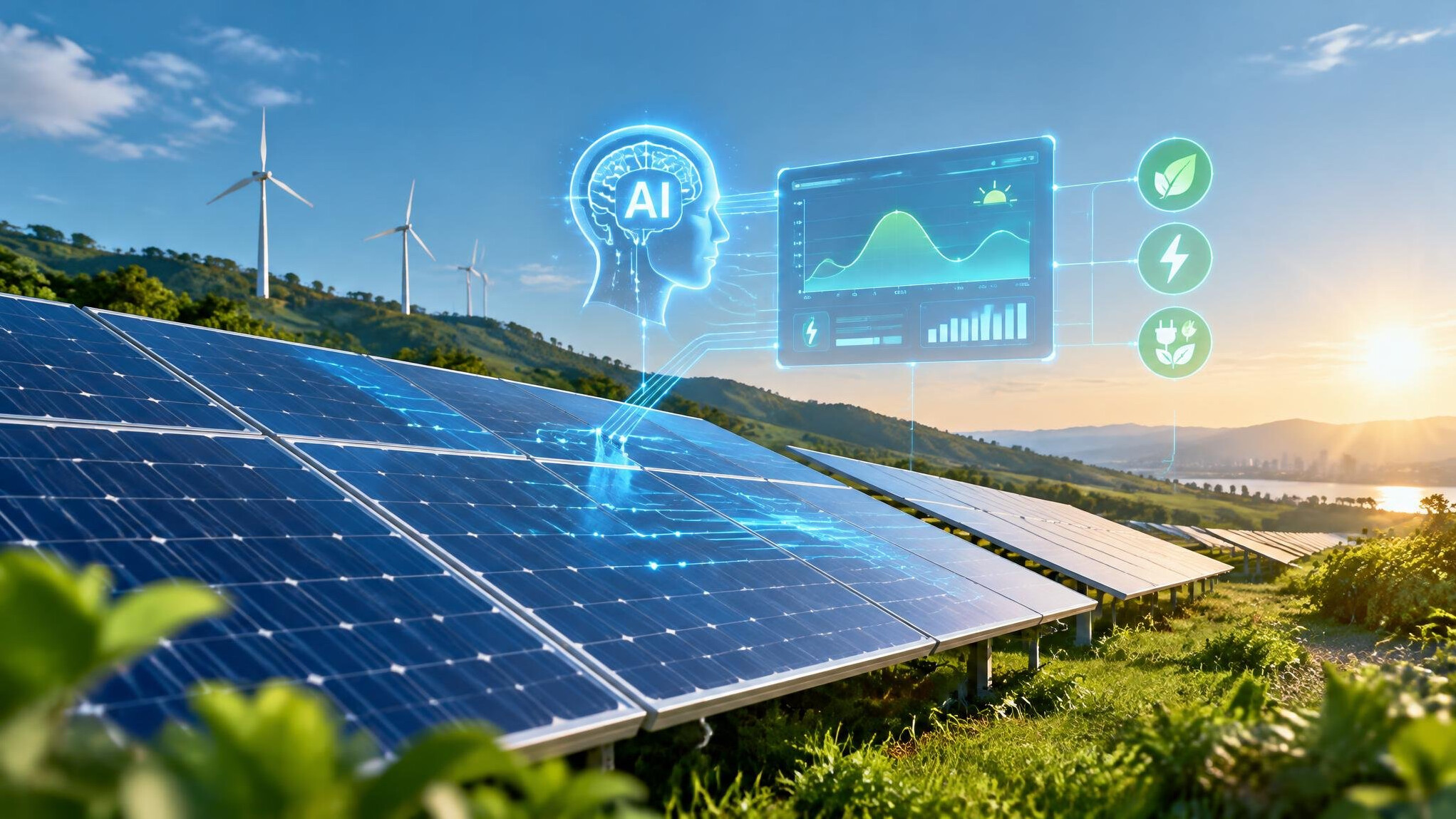 solar panels with ai